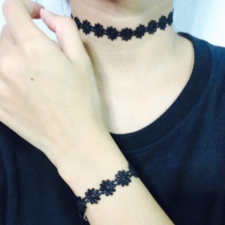 Black Daisy Choker