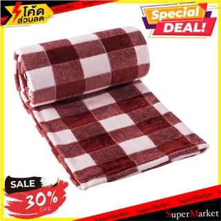 ผ้าห่ม H&amp;L STYLE TARTAN 60X80 นิ้ว สีแดง ผ้าห่ม BLANKET H&amp;L STYLE TARTAN 60X80" RED