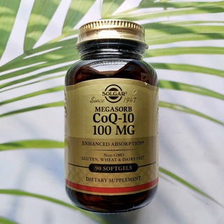 Megasorb CoQ-10, 100 mg 90 Softgels (Solgar®) coq10 #Q10 #คิวเทน #โคคิวเทน #Q-10