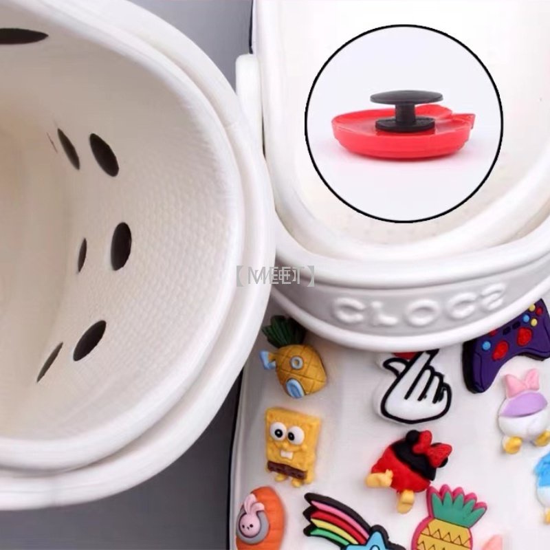 【MEET】10 ชิ้น/แพ็ค เครื่องประดับดอกไม้สำหรับรองเท้า เหมาะสำหรับรองเท้า crocs หัวเข็มขัดตกแต่ง หัวเข็มขัดรองเท้า วัสดุทำมือ DIY ที่ถอดออกได้ - รูปที่ 6