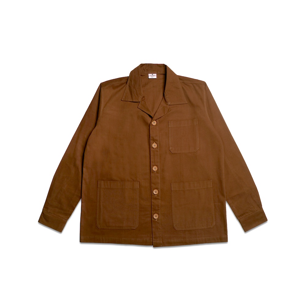 Cottongo Semi Parka Work Jacket Hove Jacket Serene Brown