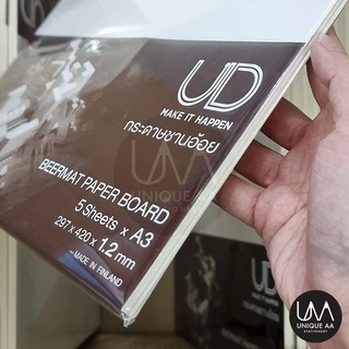 UD กระดาษชานอ้อย กระดาษเบียร์แมท Beermat Paper Board A4 / A3