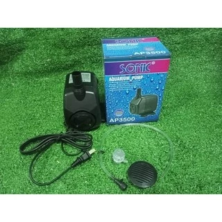 ปั๊มน้ำพุ ปั๊มตู้ปลา Sonic AP-3500 ปั๊มน้ำคุณภาพยอดนิยม (ราคาถูก) AP3500 จัดส่งทุกวัน