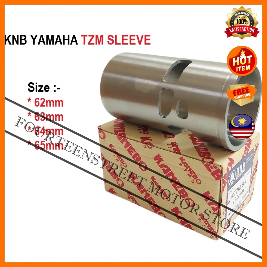 Knb Yamaha TZM150 TZM 150 62 มม . ~ 65 มม.กระบอกแขน Sarung Motosikal เครื ่ องยนต ์ 2 จังหวะ Blok บล