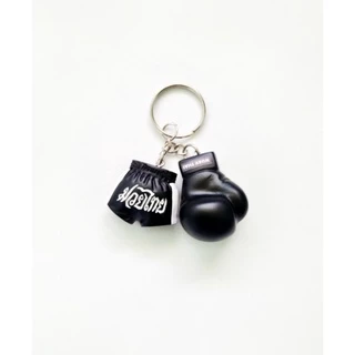 🥊🩳พวงกุญแจนวมมวย+กางเกงมวยไทย(Boxing Gloves+Muay Thai Shorts Key Chain)พวงกุญแจมวยคาดเชือก นวมมวยไทย นวมชกมวย ถุงมือมวย