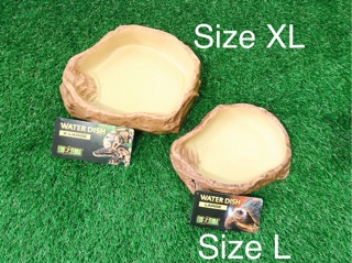 (พร้อมส่ง)Exoterra Water Dish ถาดน้ำหิน ถาดน้ำสัตว์