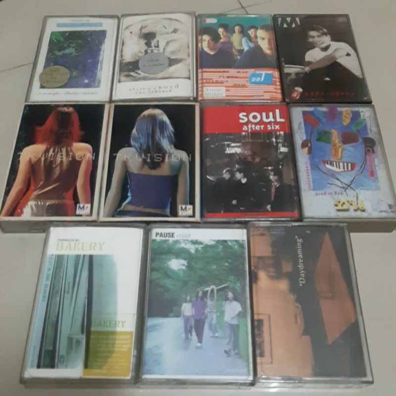 0เทปเพลงวงPAUSE mild/เทปเพลงวงพอส/เบเกอรี่มิวสิค/soul after six/TKVISION/เอ็ม/teentrax/ซน/คาราบาว/XL
