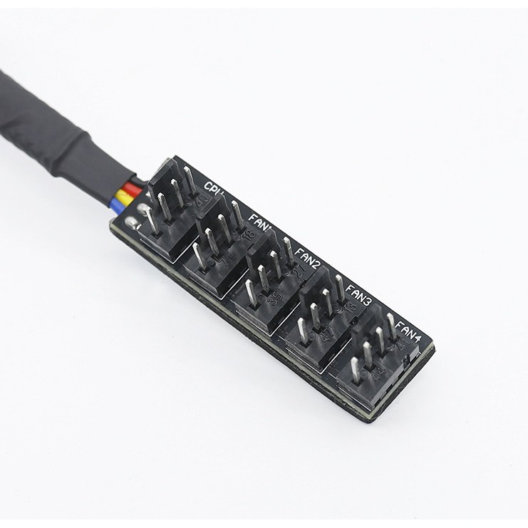 FAN HUB 1 TO 4 1 TO 5 4Pin 3Pin PWM แฟนฮับ สายพัดลม สายขยายช่องพัดลม (3-4 PIN) - รูปที่ 5