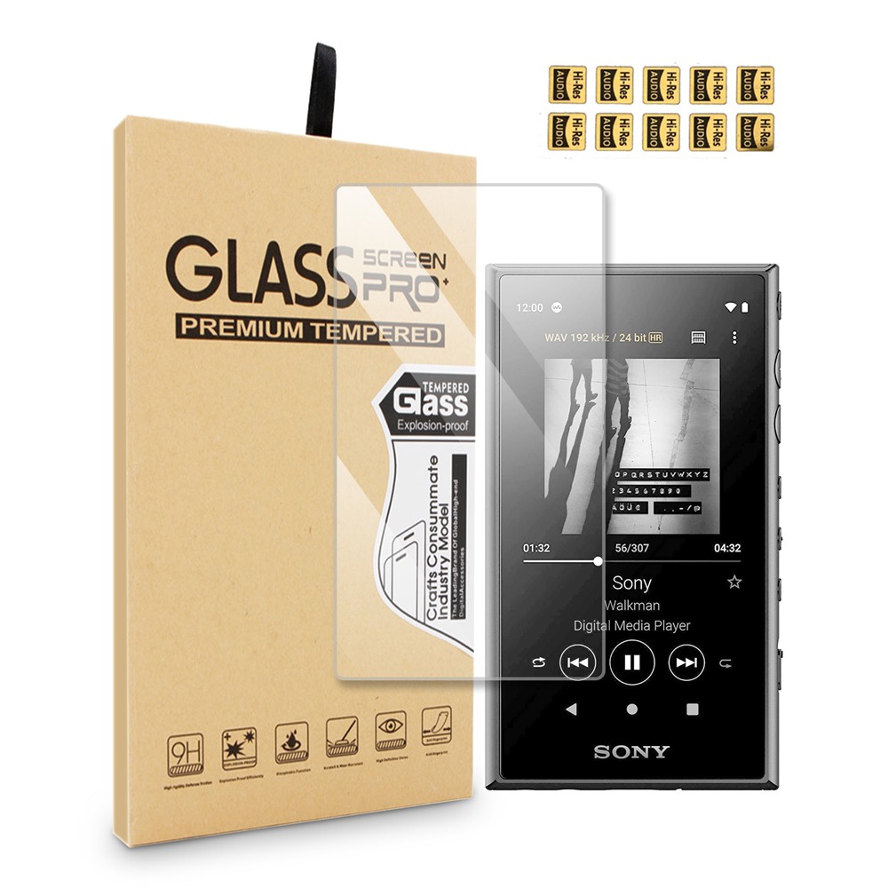 9H Ultra ป้องกันกระจกนิรภัยป้องกันหน้าจอฟิล์มสําหรับ Sony Walkman NW-A100 A105 A105HN A106 A106HN A100TPS