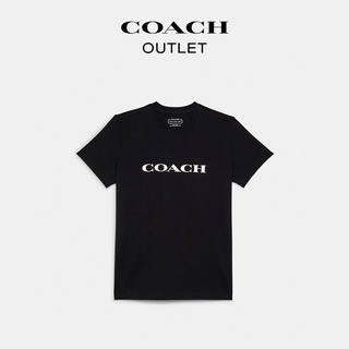 เสื้อยืด ลาย Coach Outlet สําหรับผู้ชาย และผู้หญิง