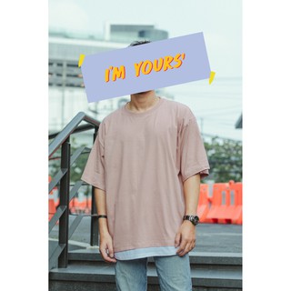 เสื้อ Oversize ต่อชายสีขาว ใส่ได้ทั้งผู้ชาย-ผู้หญิง พร้อมส่ง!