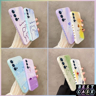 เคส Oppo Reno 4 เคสโทรศัพท์ ภาพวาดสีน้ํามัน เคสน่ารัก ป้องกันกล้อง เคสแบบเต็ม เคสครอบคลุมด้านข้าง เคสโทรศัพท์ เคสนิ่ม เคสโทรศัพท์ with for Oppo