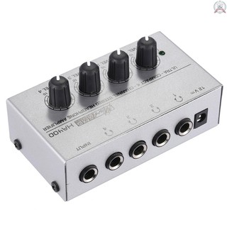 J_ J Ha400 Ultra - Compact 4 Channels เครื่องขยายเสียงสเตอริโอพร้อมอะแดปเตอร์