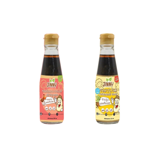 ล็อตใหม่‼️Jinny sauce 12M+ ซอสปรุงรสเอนกประสงค์ สูตร Gluten free โซเดียมต่ำ และ ซอสผัดเอนกประสงค์