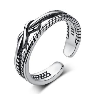 Silver S925 Ring Rope แหวนเงินประดับโบว์ขนาดเล็กแฟชั่นสําหรับผู้หญิง แหวน Ring Fashion Accessories TY5