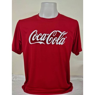 เสื้อแขนสั้น​ Coca. Cola. เนื้อผ้าไมโคร​ นิ่มใส่สบาย​ สีแดง