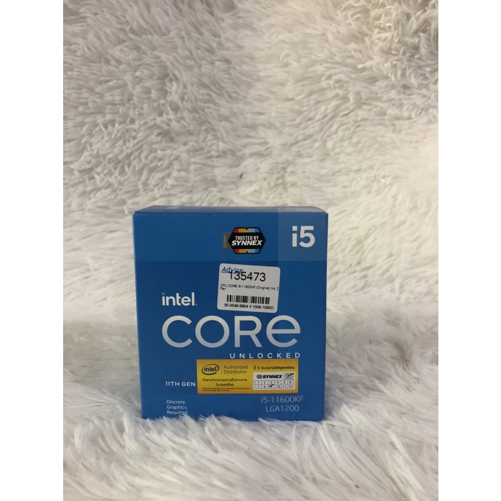 CPU CORE I5-11600KF (Original) No Fan