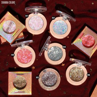 Sivanna Peach Pro Star Eyeshadow ซีเวนน่า อายแชโดว์กลิตเตอร์ HF6042