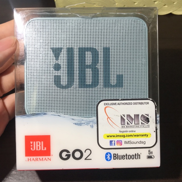 ลำโพง Bluetooth JBL GO2 สี Clay (น้ำเงินเขียว) ของแท้ มือ1