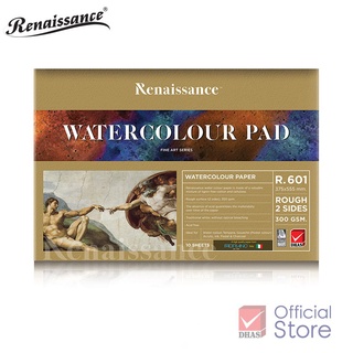 Renaissance กระดาษวาดเขียน แพด 15x22 R601 300 G(8851907152208)