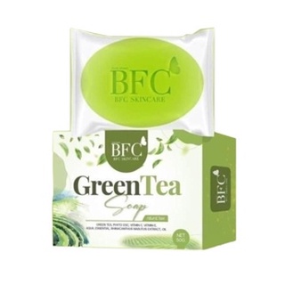 สบู่ชาเขียว บีเอฟซี BFC Greentea Soap ขนาด 50g. ( ใช้ได้นาน 1 เดือน )