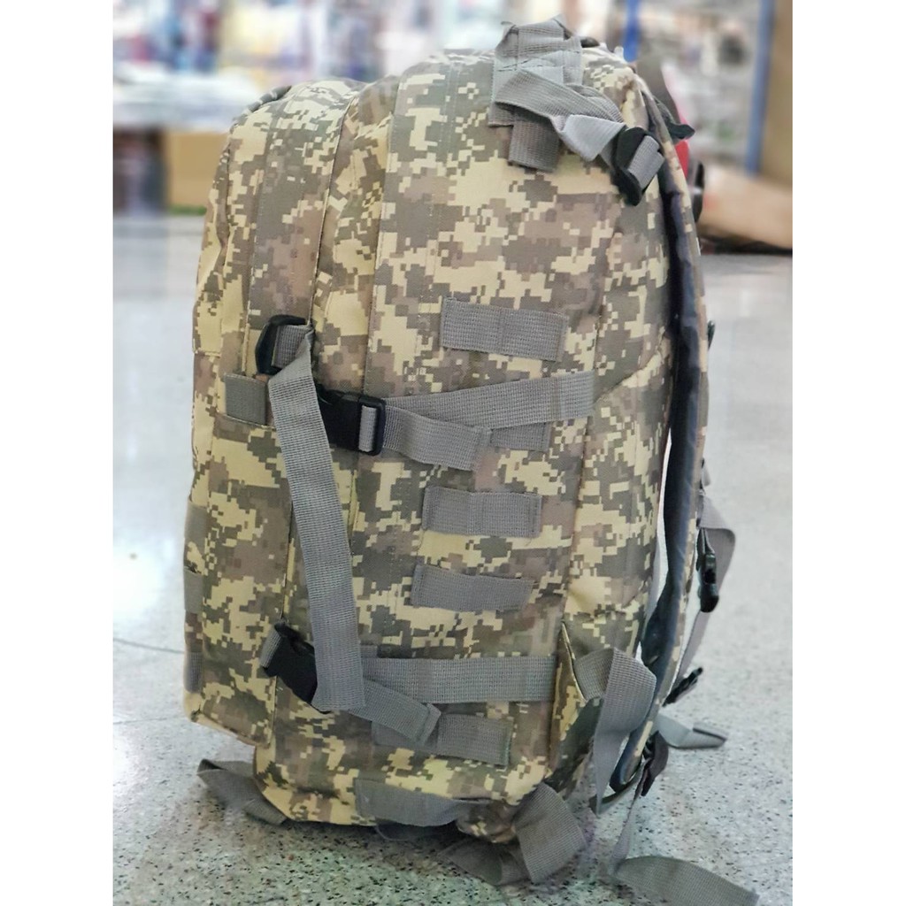 กระเป๋า PUBG เป้สะพายลายทหาร สีเทา เท่ๆ สวยๆ แฟชั่น รูปที่ 4