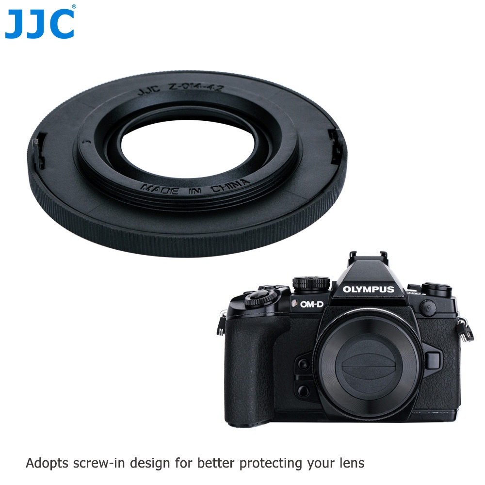 JJC Z-O14-42 ฝาปิดเลนส์อัตโนมัติเปลี่ยน LC-37C สำหรับเลนส์ Olympus M.ZUIKO DIGITAL ED 14-42mm F3.5-5.6 EZ , เลนส์ Digital 17mm F2.8, Panasonic G Vario 12-32mm F3.5-5.6 ASPH เลนส์