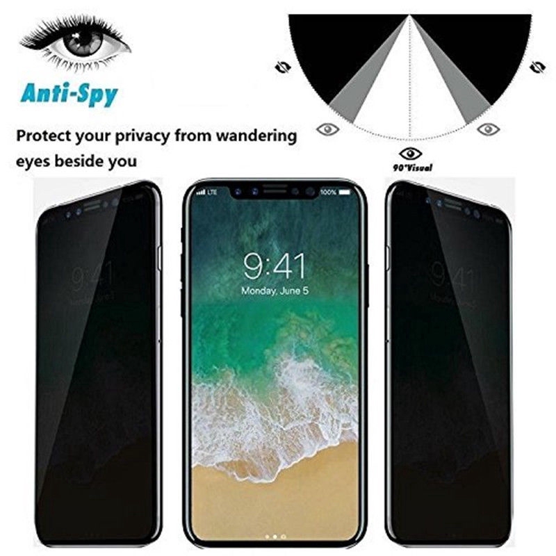 ฟิล์มกระจกนิรภัยกันรอยสำหรับ for iPhone 6 7 Plus XR X XS MAX #8