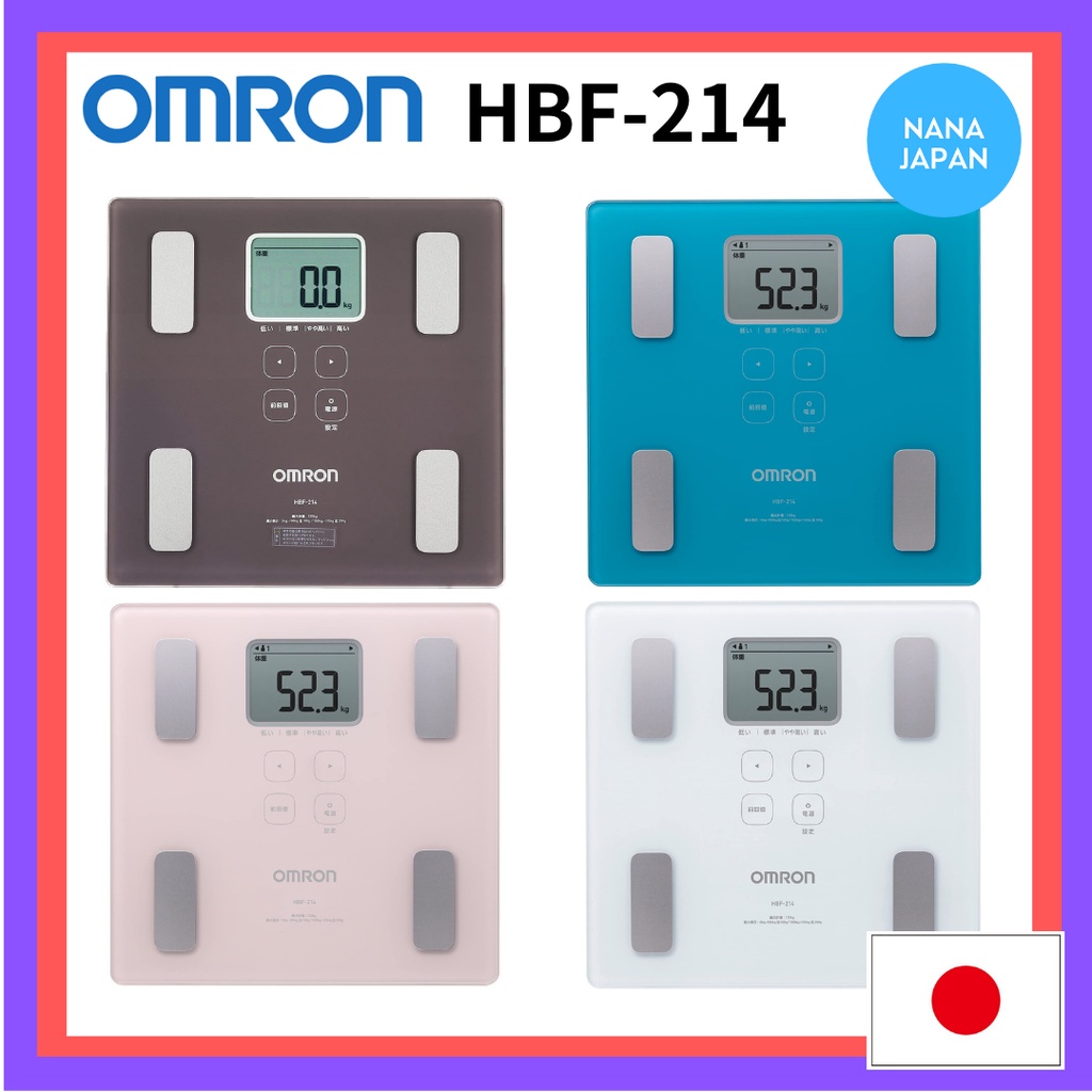 【Direct From Japan】Omron Hbf-214 อุปกรณ์ตรวจสอบร่างกาย เครื่องชั่งน้ำหนัก วิเคราะห์ไขมัน จากญี่ปุ่น