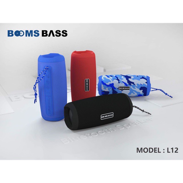 ลำโพงเสียงดังดี มี4สี  Booms Bass รุ่นL12