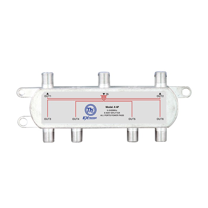 Thaisat Splitter power pass 6way Model 6ap ราคา ถูกที่สุด ดีลบีเคเค แกลเลอรีภาพที่ 3