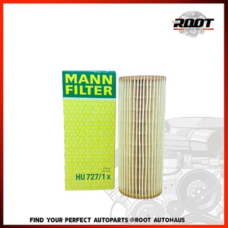 กรองน้ำมันเครื่อง Benz C220 ,E220,E111,E230,E280  Mann Filter  HU727/1x / HU 727/1X