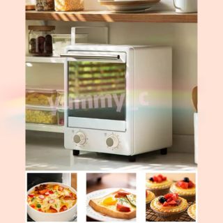 Olayks Mini electric oven เตาอบไฟฟ้าขนาดเล็กเบเกอรี่โฮมเบเกอรี่ย้อนยุคเตาอบขนาดเล็กหอพักอัตโนมัติอเนกประสงค์