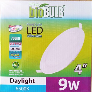 โคมดาวน์ไลท์ LED 4 นิ้ว  9 วัตต์