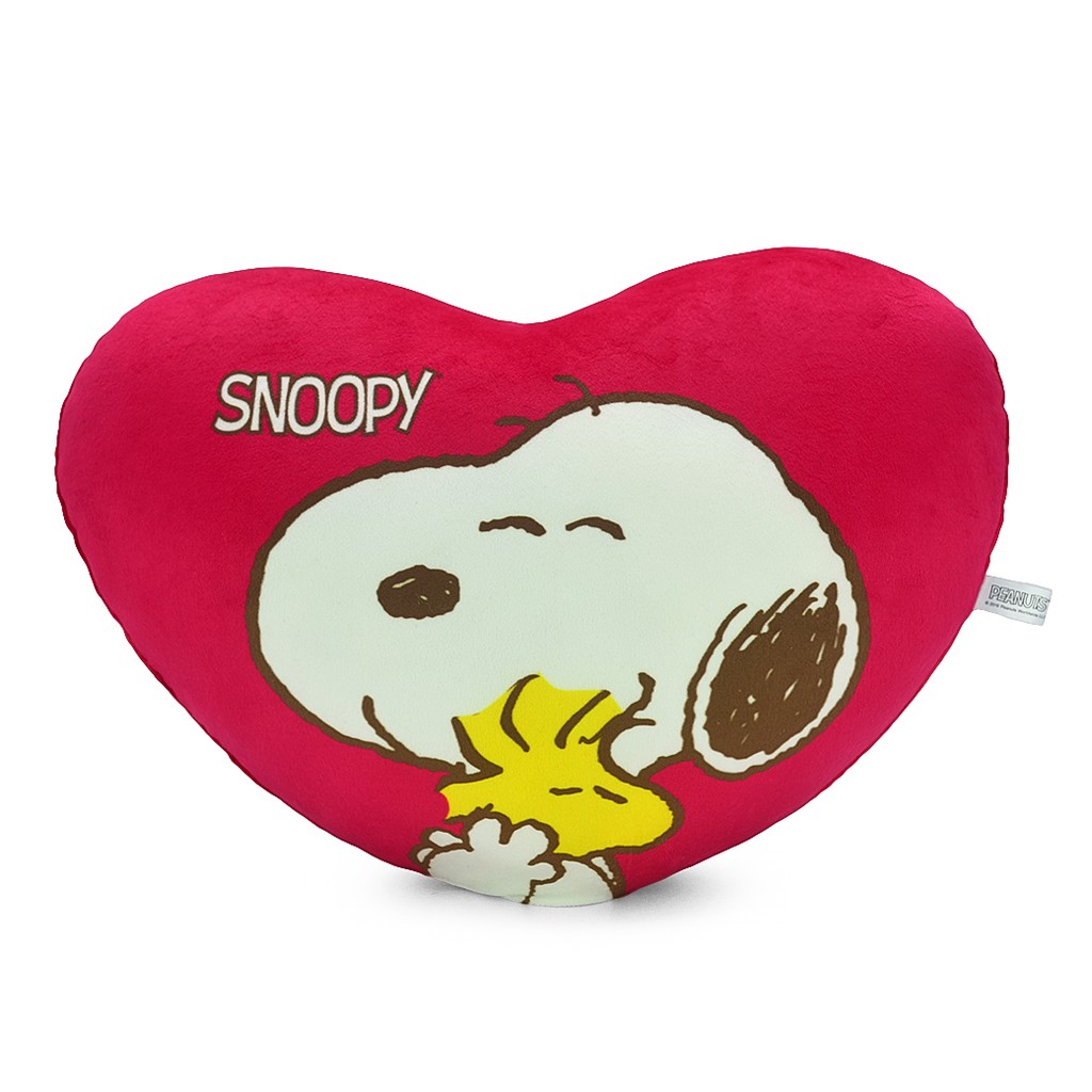 Snoopy ลิขสิทธิ์แท้ ตุ๊กตา หมอน หัวใจ Snoopy In Love สนูปปี้ : The Peanuts Movie