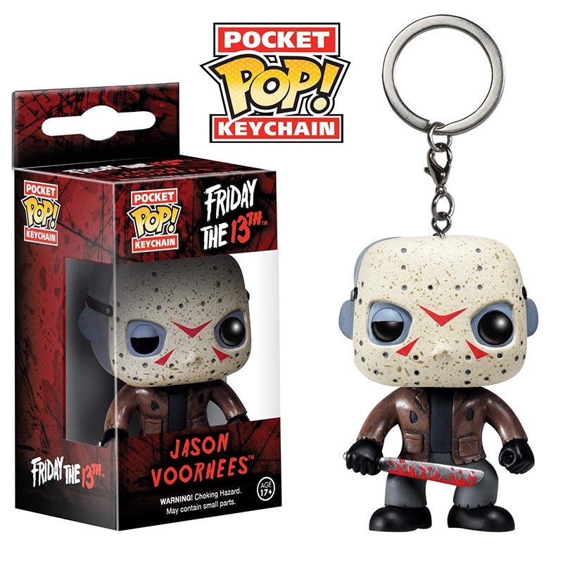 Funko POP พวงกุญแจ ฟิกเกอร์ Jason Voorhees Friday the 13th ของเล่นสะสม