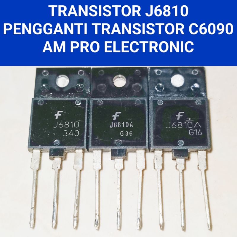 Tr J6810 J6810A J6812 J5804 = ทรานซิสเตอร์แนวนอน C6089 C6090