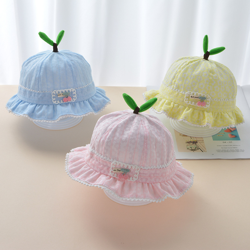 3-12 Months Baby Bucket Hat Adjustable 