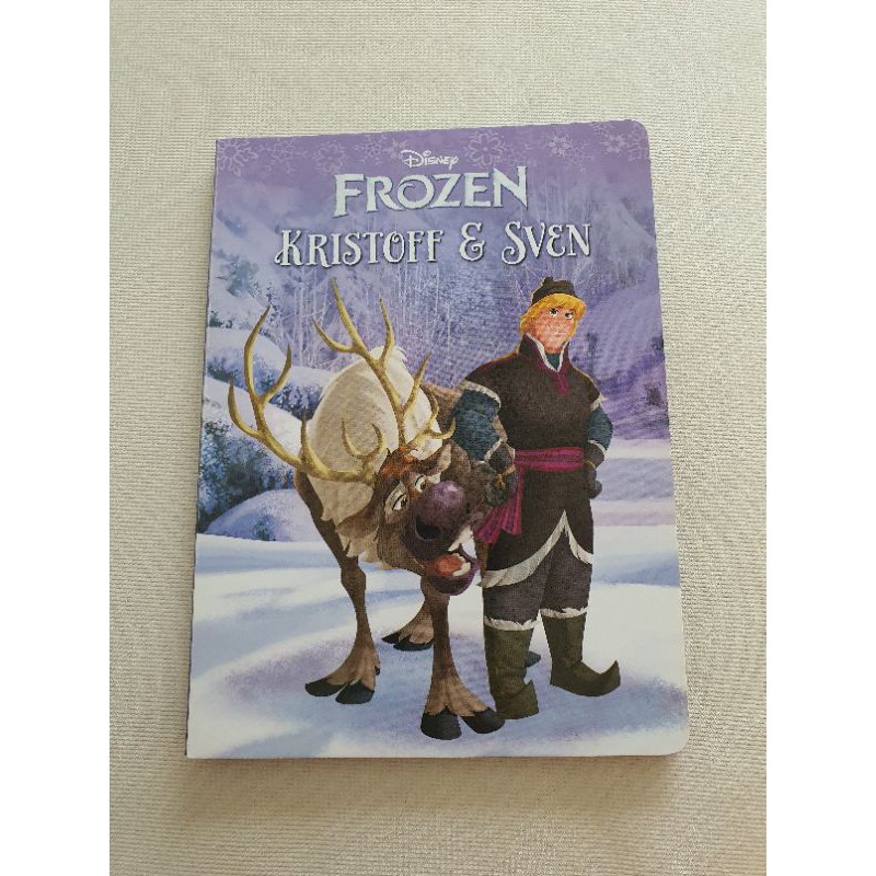 หนังสือนิทานเด็กปกแข็งภาษาอังกฤษthe frozen kristoff&sven