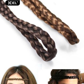 ※แว่นสายรัดหมวกศีรษะแบบคาดศีรษะ Vintage Bohemian Braided Stretch Elastic Headband