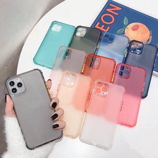 เคสใสกันกระแทก 6 สี กันกล้อง  11/11Pro 11pro Max X XR XS XS MAX 6 7 8 plus  #007