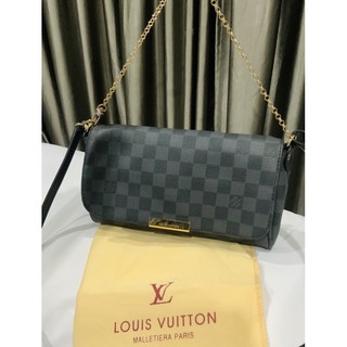 💕มือ1 LV Favourite Bag ปั๊มทุกจุด หลุยส์ดามิ