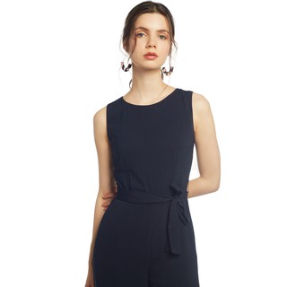 OVS Sleeveless Playsuit With Belt And Pockets