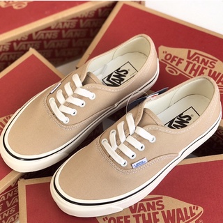 Vans ของแท้ 44 Dx Anaheim รองเท้าผ้าใบลําลอง ข้อสั้น สีกาแฟ