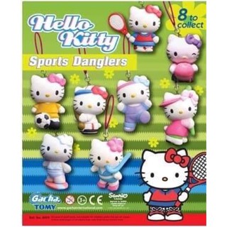 Gashapon Hello Kitty Sports Danglers Phone Charm Figures - กาชาปอง ชุดนักกีฬา คิดตี้