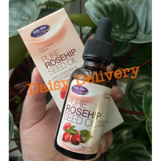 *พร้อมส่ง* น้ำมันโรสฮิป Rosehip Seed Oil ยี่ห้อ Life Flo 30 มล. น้ำมันบำรุงผิวหน้า ผม ผิวกาย นำเข้าเอง ของแท้จากอเมริกา