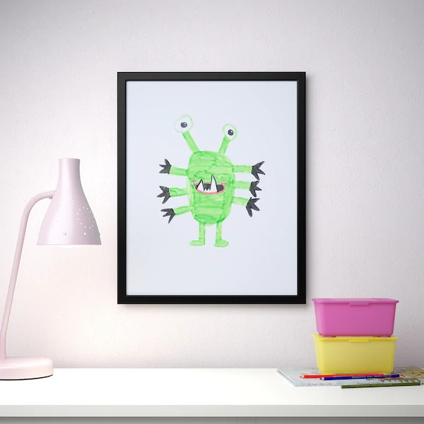 กรอบรูป, ดำ, 40x50 ซม.