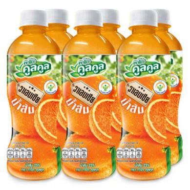 ส่งฟรี  กาโตะ คูลคูล น้ำส้ม25% ขนาด 400ml ยกแพ็ค 6ขวด KATO COOL COOL ORANGE     ฟรีปลายทาง