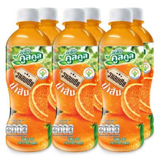 กาโตะ คูลคูล น้ำส้ม25% ขนาด 400ml ยกแพ็ค 6ขวด KATO COOL COOL ORANGE