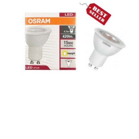 OSRAM หลอดแอลอีดี PAR16 รุ่นสตาร์ SPAR16 50 36 4.7W/865 230V GU10
